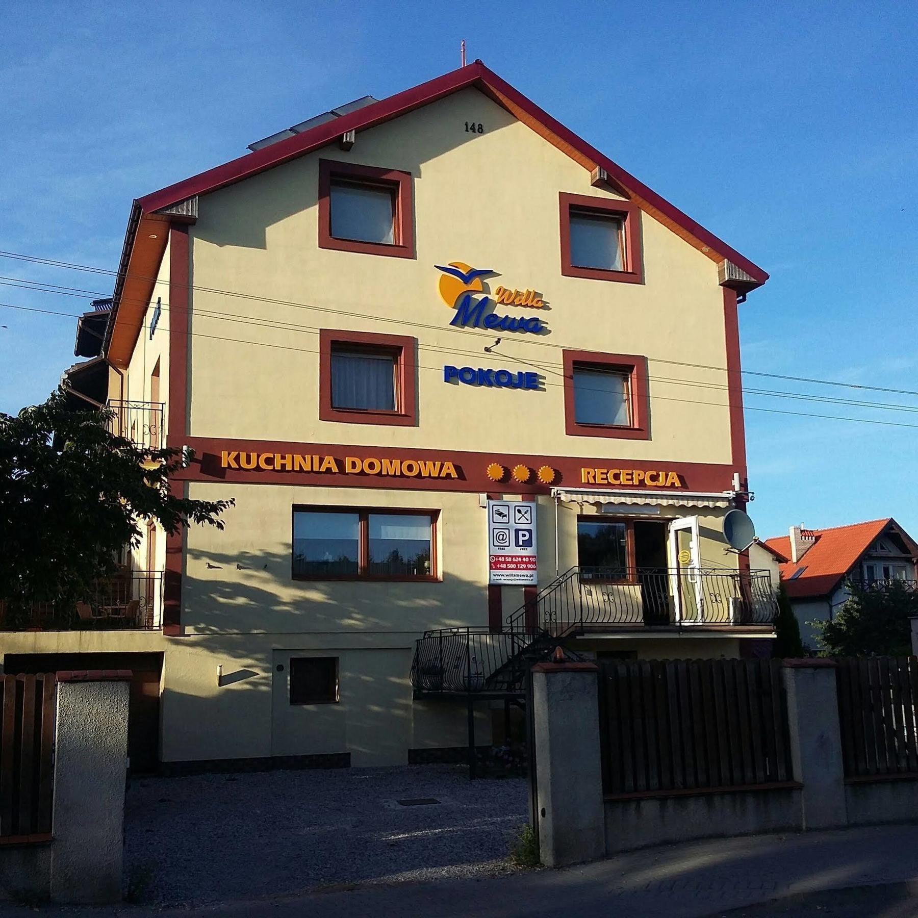 Willa Mewa Gdyně Exteriér fotografie